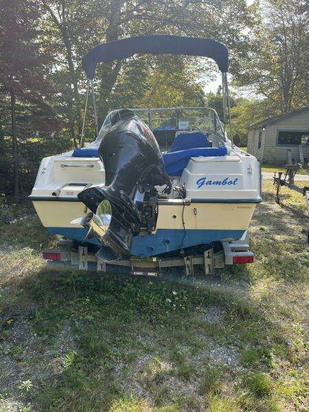 20' KeyWest engine & transom