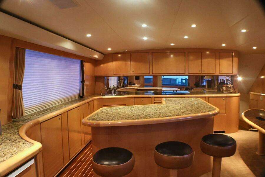 2001 Donzi 73' Sport Yacht  Galley 7