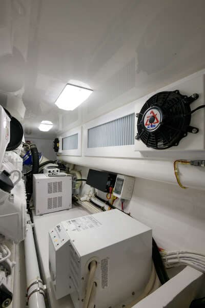 2017 48 Viking Convertible - Engine Room