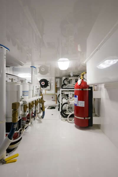 2017 48 Viking Convertible - Engine Room