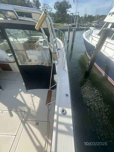 31' Pursuit starboard side deck1