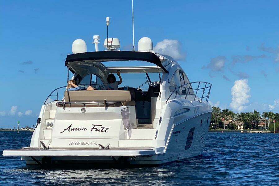 Beneteau Gran Turismo 44 yacht, 2014 model, cruising on a sunny day near Jensen Beach, FL.