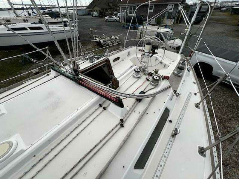 Port side deck rigging