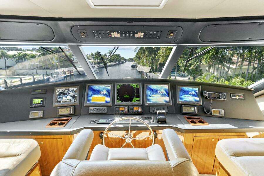 2008 Viking 74 Enclosed Bridge