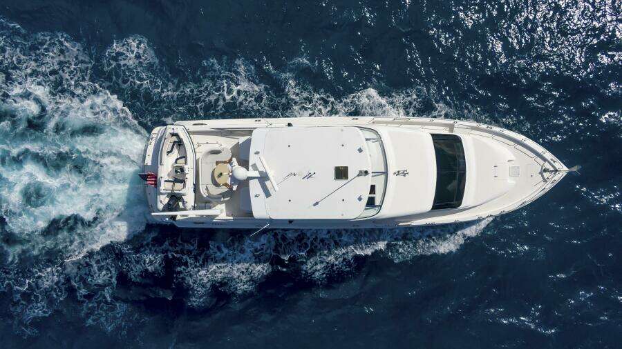 Hatteras 80 Gallopin- Aerial View