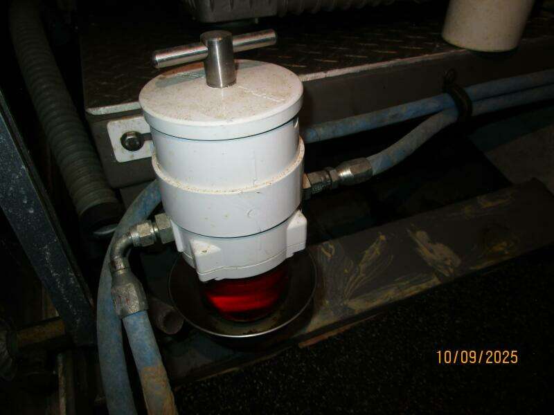 Choptank generator Racor fuel filter