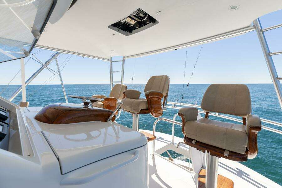2013 Viking 76 Convertible- REEL FIRE- Helm