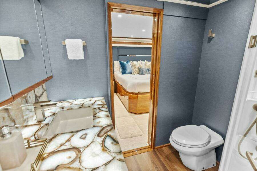 2026 Viking 82 Convertible- TEAM HARVEY I- Master Stateroom Head