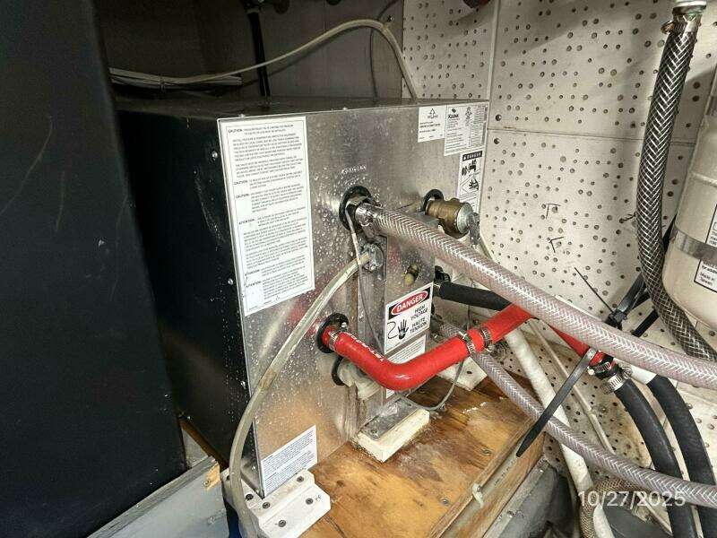 38' Marine Trader water heater