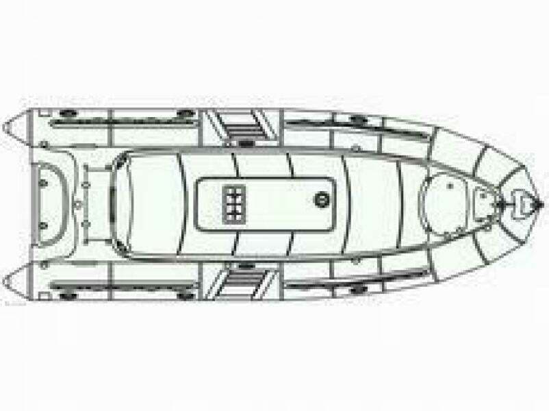 2008 Zodiac Pro 20 Man - Line Drawing