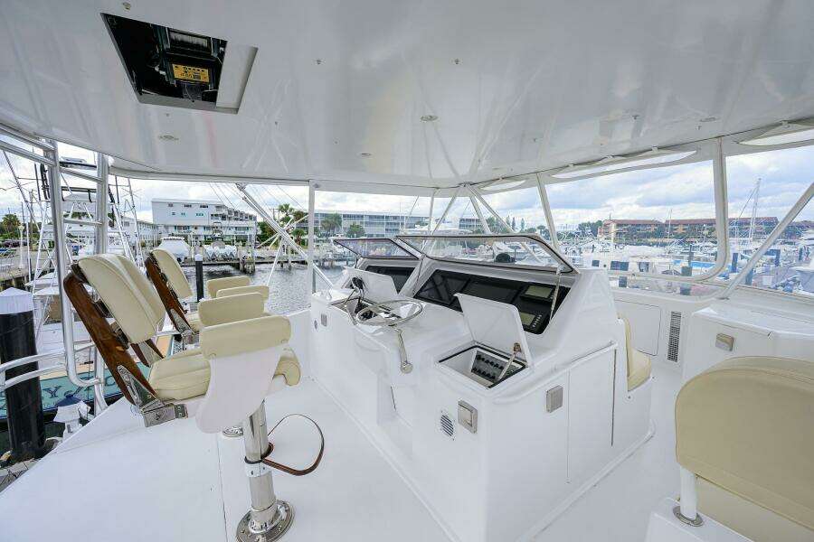 Viking 56 MATTER OF TIME - Flybridge - Helm