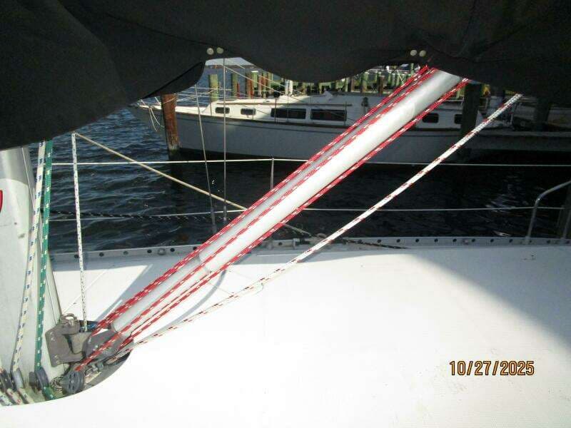 38' Beneteau boom vang1