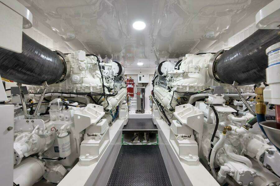 2024 Viking 68 Convertible- GYS TRADE- Engine Room