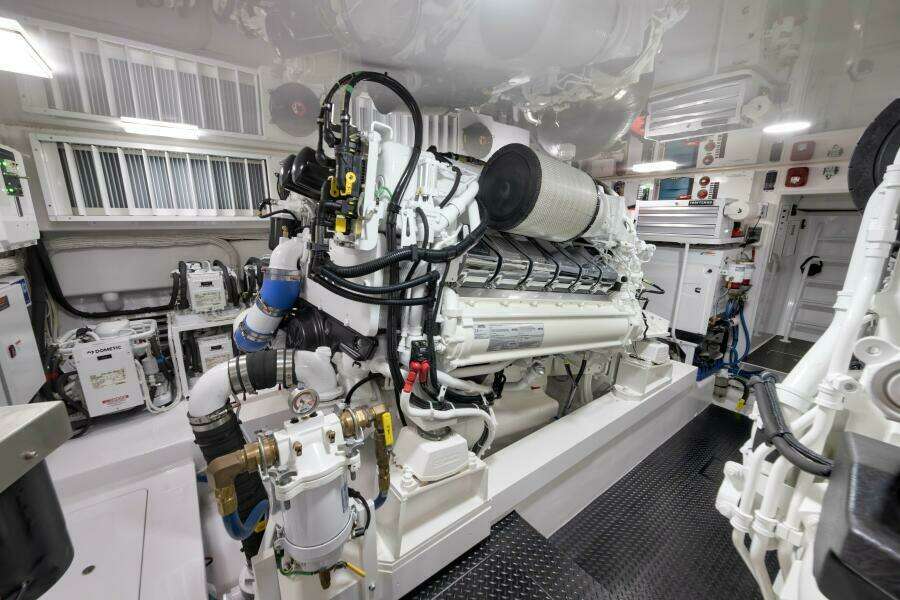 2024 Viking 68 Convertible- GYS TRADE- Engine Room