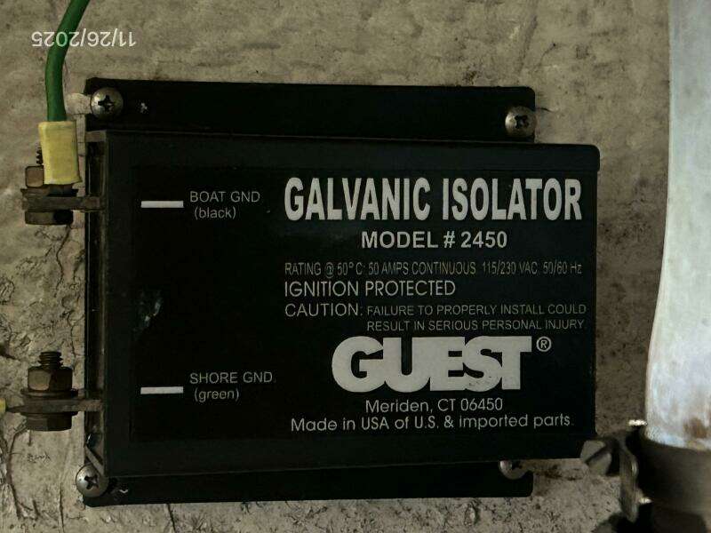 42' Grand Banks galvanic isolator