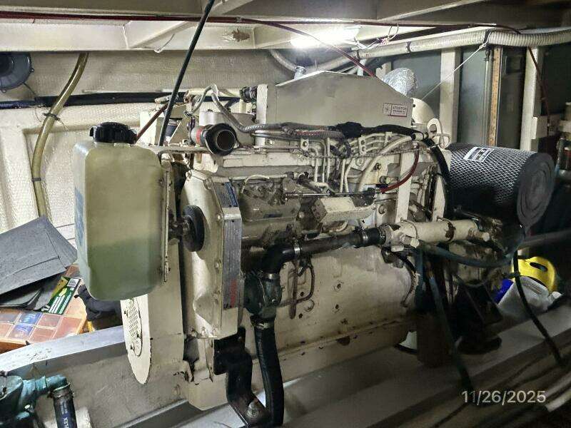 42' Grand Banks starboard main engine