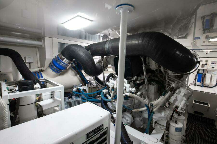Viking 56 - GIANNA MARIE - Engine Room