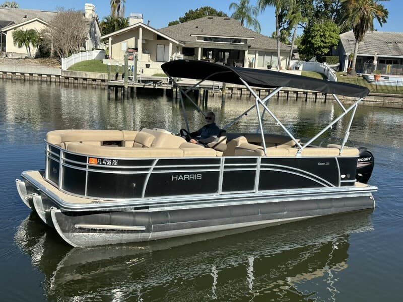 2017 Harris 220 Cruiser Tritoon