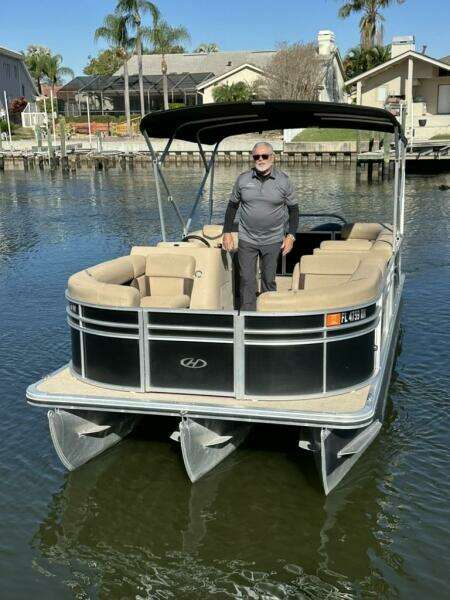 2017 Harris 220 Cruiser Tritoon