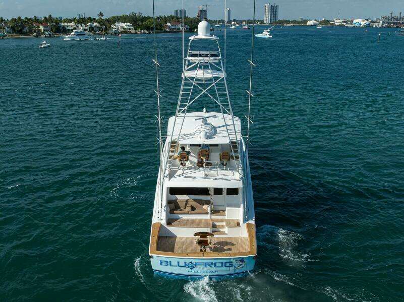Viking 82 BLU FROG - Aft Aerial Profile