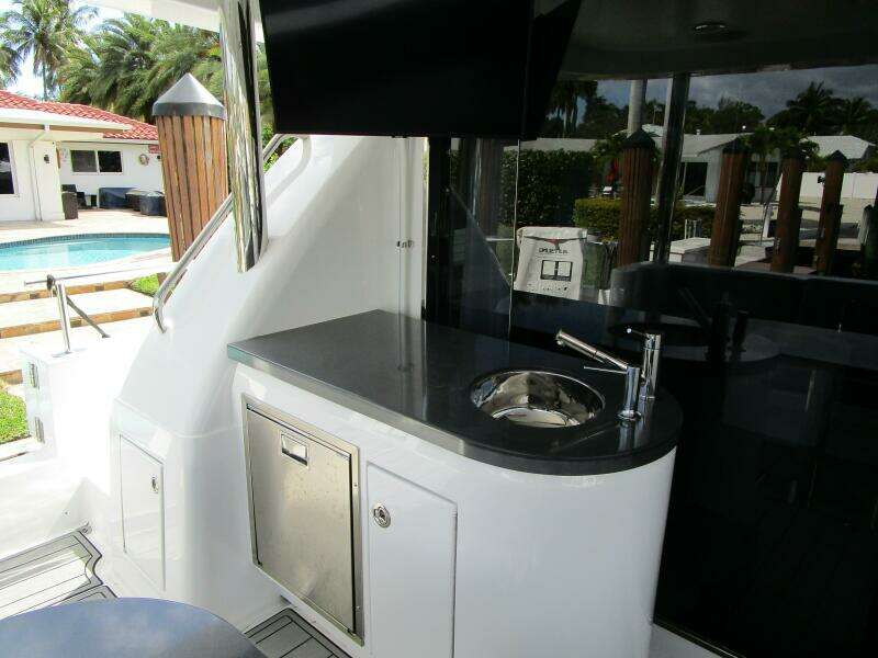 Aft Deck Bar And TV