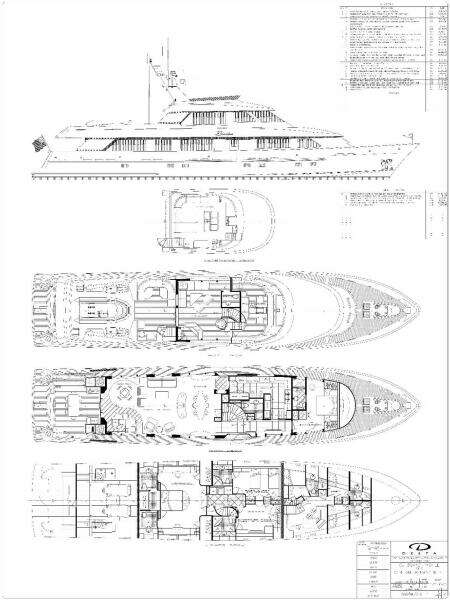 1997 Delta Marine 122 Tri-Deck Motor Yacht