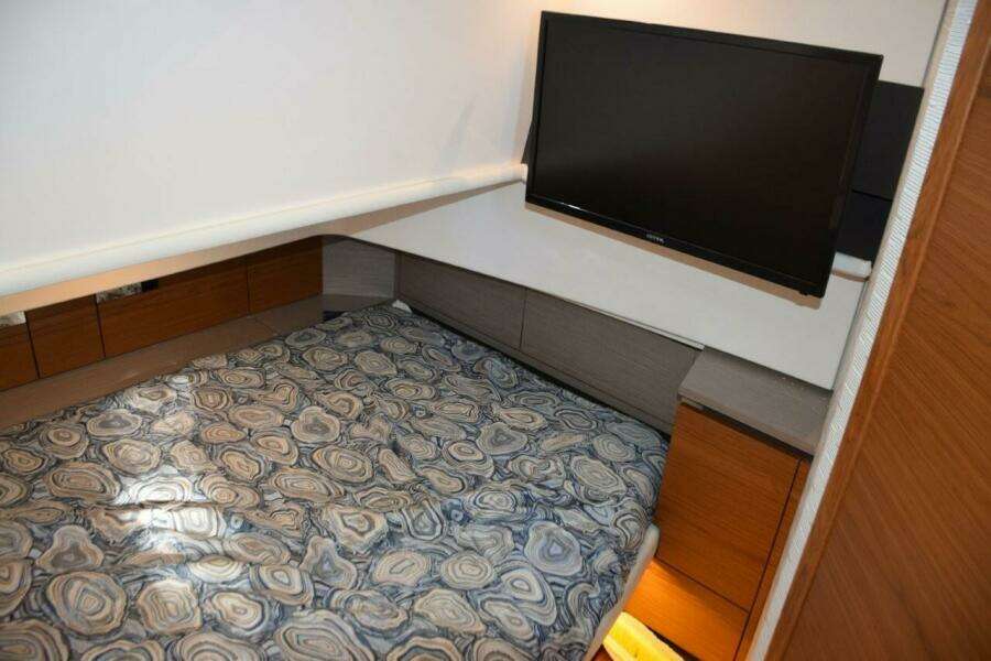 Air Conditioned Cabin With Full Berth And Wall Mounted TV