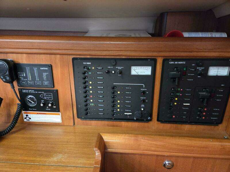 DC/AC panels at nav station