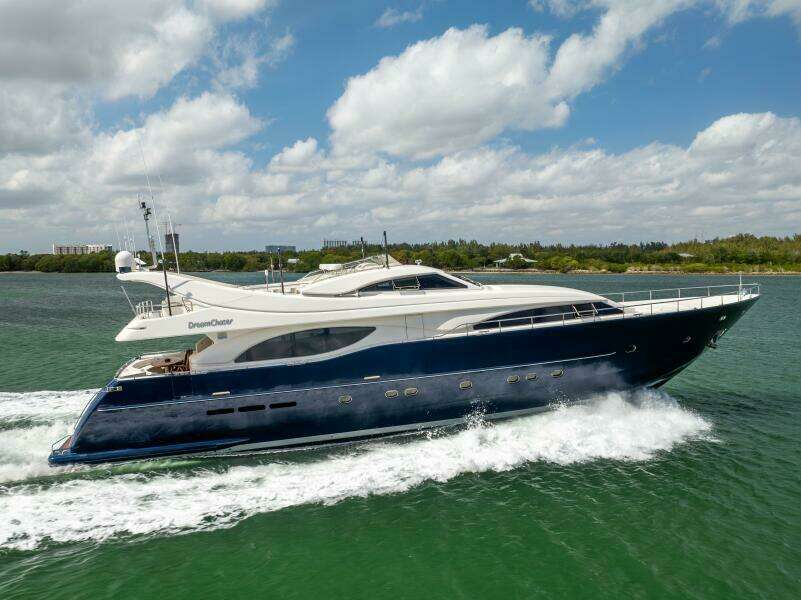 2001 Ferretti 94 Raised Pilothouse - Dreamchaser - Profile