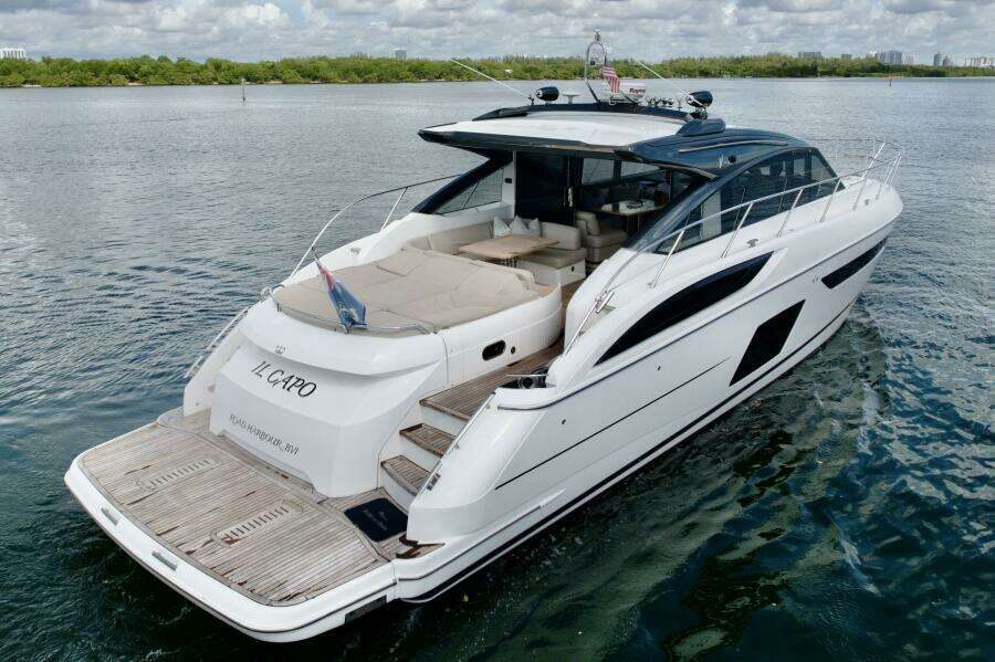 Princess 58 - IL CAPO -Exterior Profile 