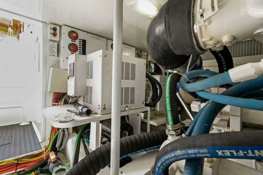 Engine Room Aft Port Side Ac Units And Eskimo Ice Maker