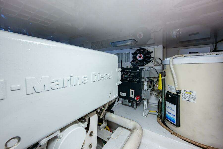 Viking 48 - Sweet Melissa - Engine Room