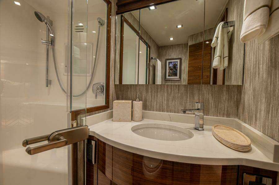 2023 Viking 64 Convertible Master Stateroom Head