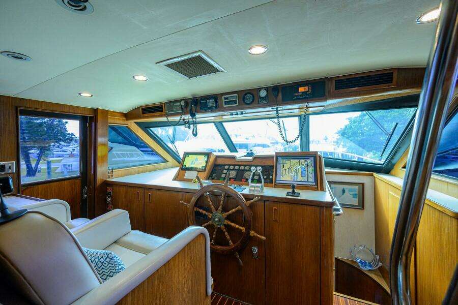 1991 Hatteras 78 Cockpit Motor Yacht