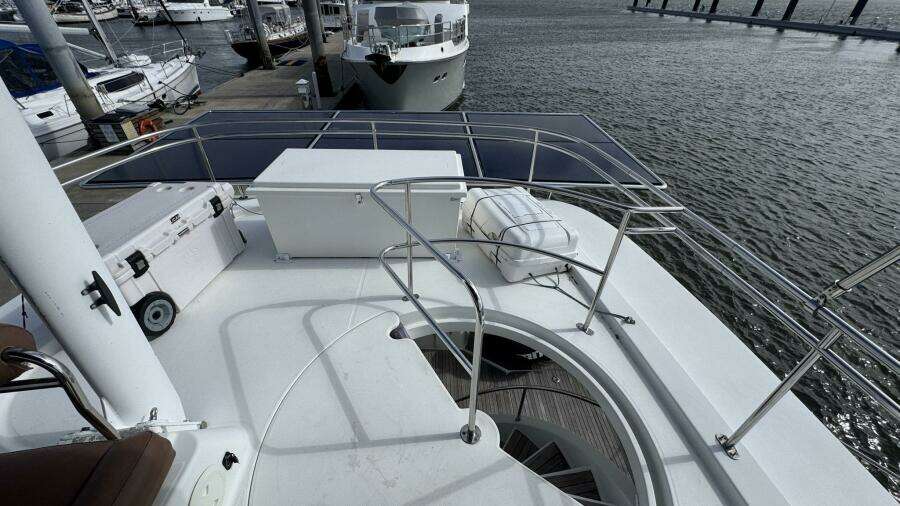 Flybridge Looking Aft