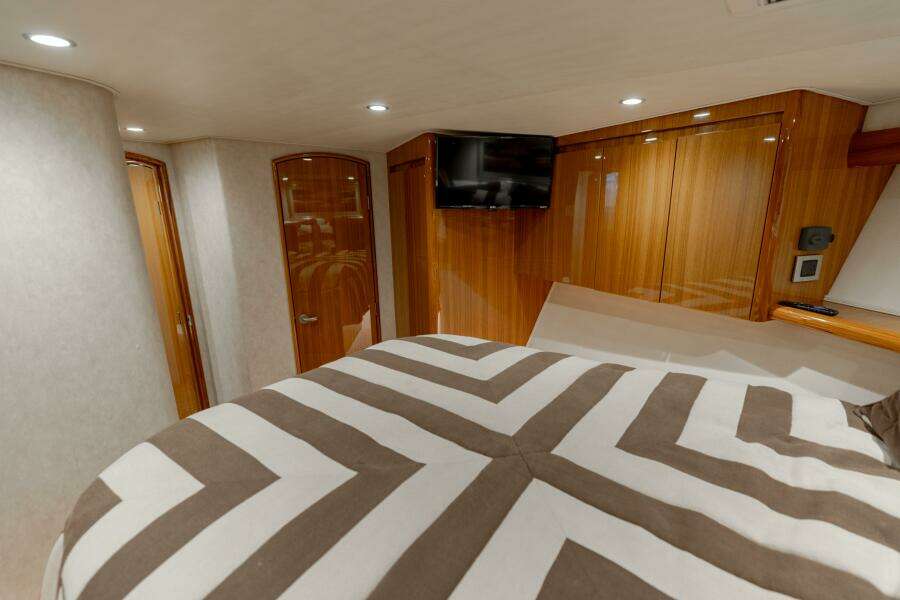 2015 Viking 52 Sport Tower- UP TO IT- Master Stateroom