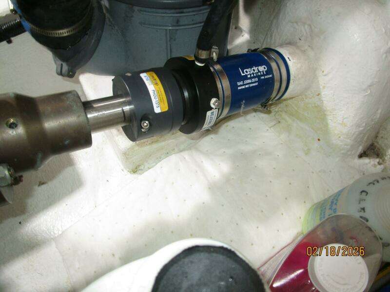 37' Great Harbour starboard shaft seal