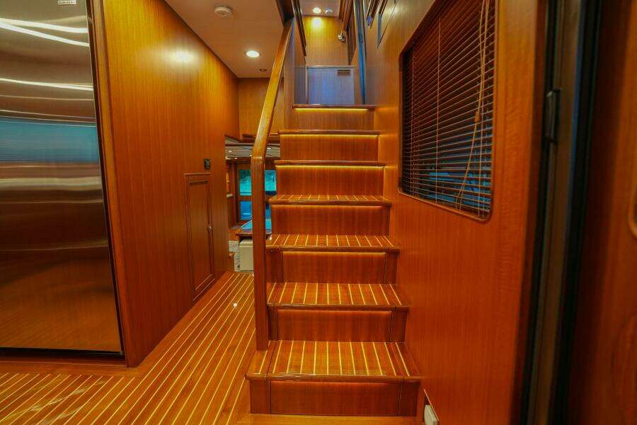 Stairs to Command Bridge