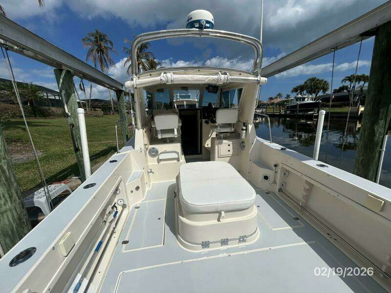 28' Albin cockpit forward