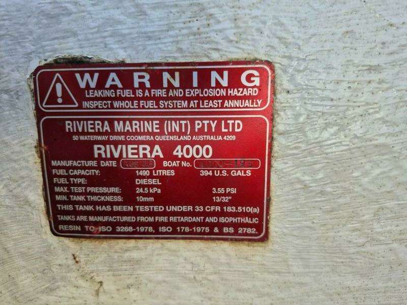 2004 Riviera 4000 Offshore