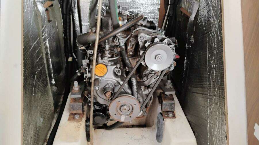 Engine Under Companionway