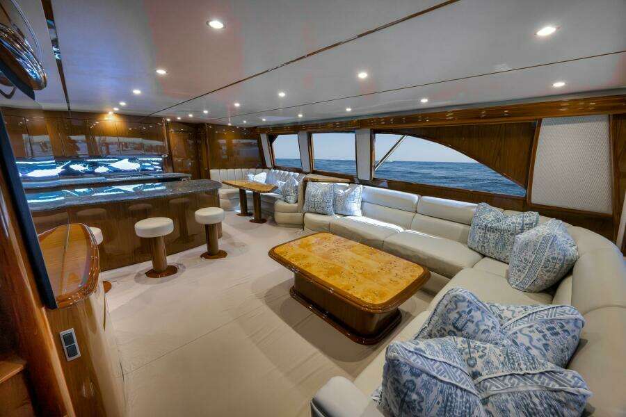 2011 Viking 76 Enclosed Bridge- TEUSEAS- Salon