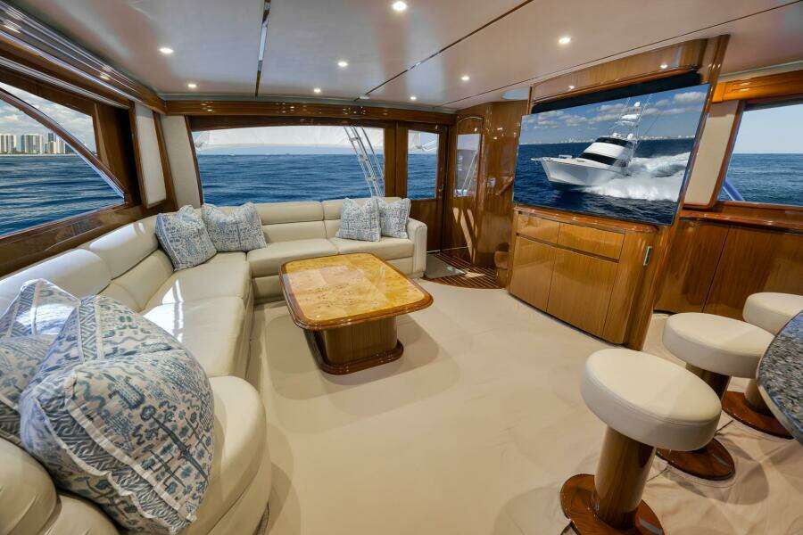 2011 Viking 76 Enclosed Bridge- TEUSEAS- Salon