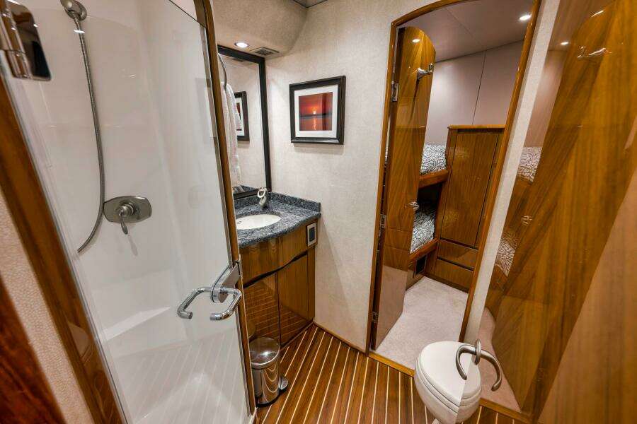 2011 Viking 76 Enclosed Bridge- TEUSEAS- Port Head