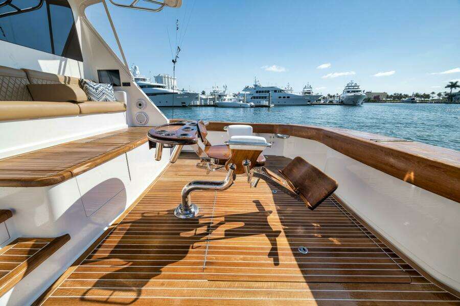 2011 Viking 76 Enclosed Bridge- TEUSEAS- Cockpit