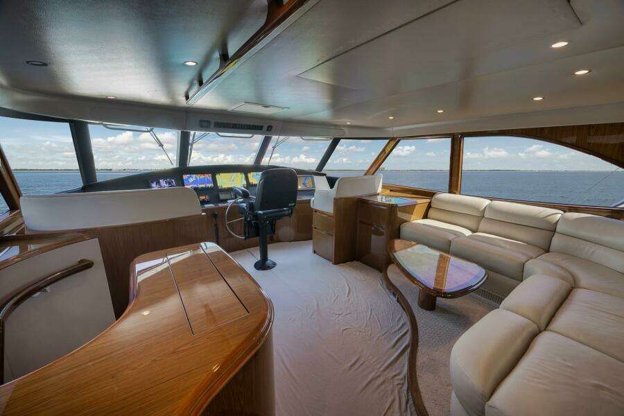 2011 Viking 76 Enclosed Bridge- TEUSEAS- Enclosed Bridge