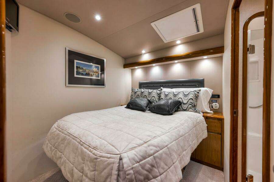 2011 Viking 76 Enclosed Bridge- TEUSEAS- Port Stateroom Aft