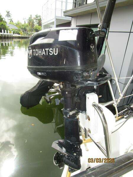 35' Beneteau tender outboard