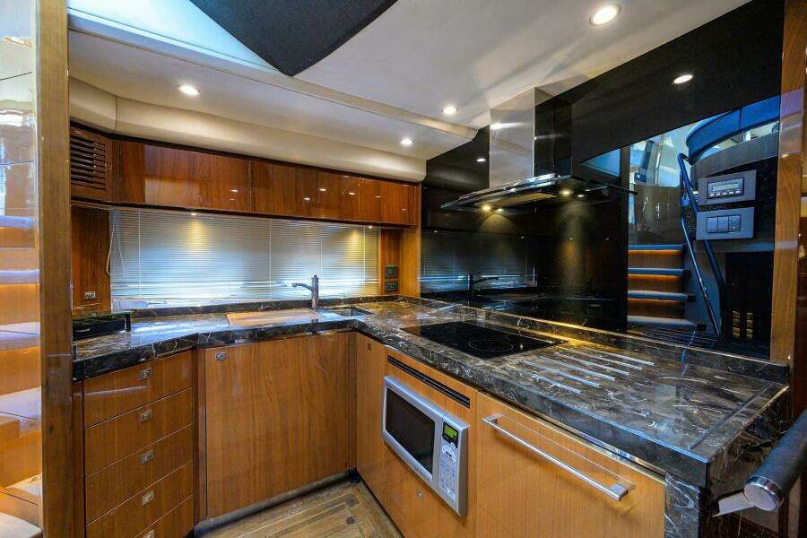 Princess 72 Joint Credit II - Interior Galley