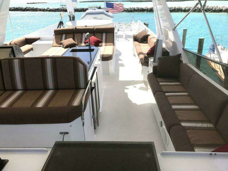 Flybridge Looking Aft  